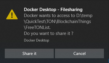 Docker File Sharing