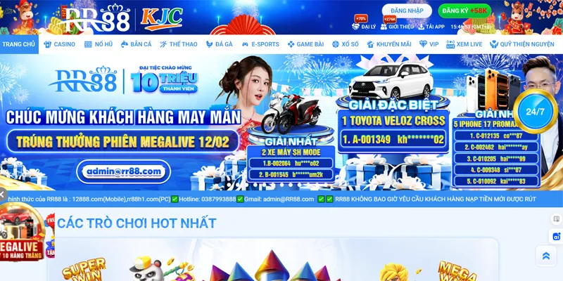 RR88 uy tín và xanh chín top 1 Châu Á